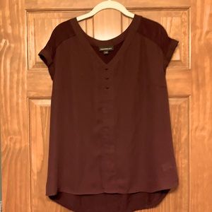 Fortune and ivy maroon shirt